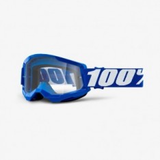 100 PROCENT (2021) gogle model STRATA 2 BLUE CLEAR LENS kolor niebieski szybka przeźroczysta