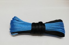 Lina syntetyczna do wyciągarki, niebieska 5mm 15mb