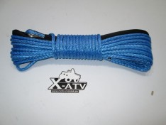 X-ATV Lina syntetyczna do wyciągarki, niebieska 6mm 15mb