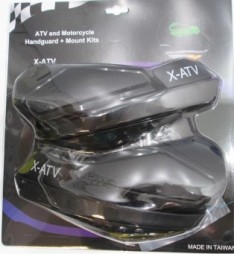 X-ATV Osłony dłoni  firmy X-ATV kolor czarny z zestawem montażowym