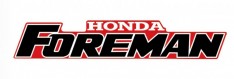 X-ATV Naklejka Honda Foreman 300mm