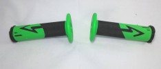 Manetki gumowe ATV czarno zielone soft
