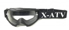 X-ATV Gogle czarne nieparujące soft
