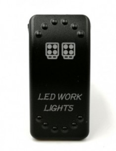 X-ATV włącznik świateł led work lights pojazdy UTV niebieskie podświetlenie